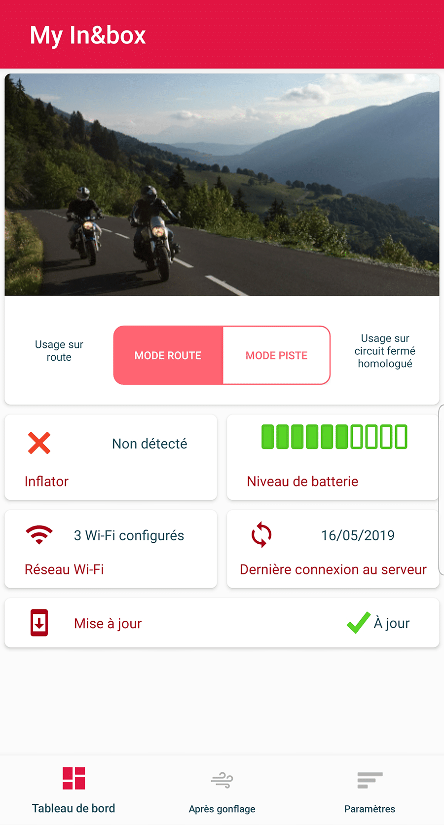 Dashboard application In&box