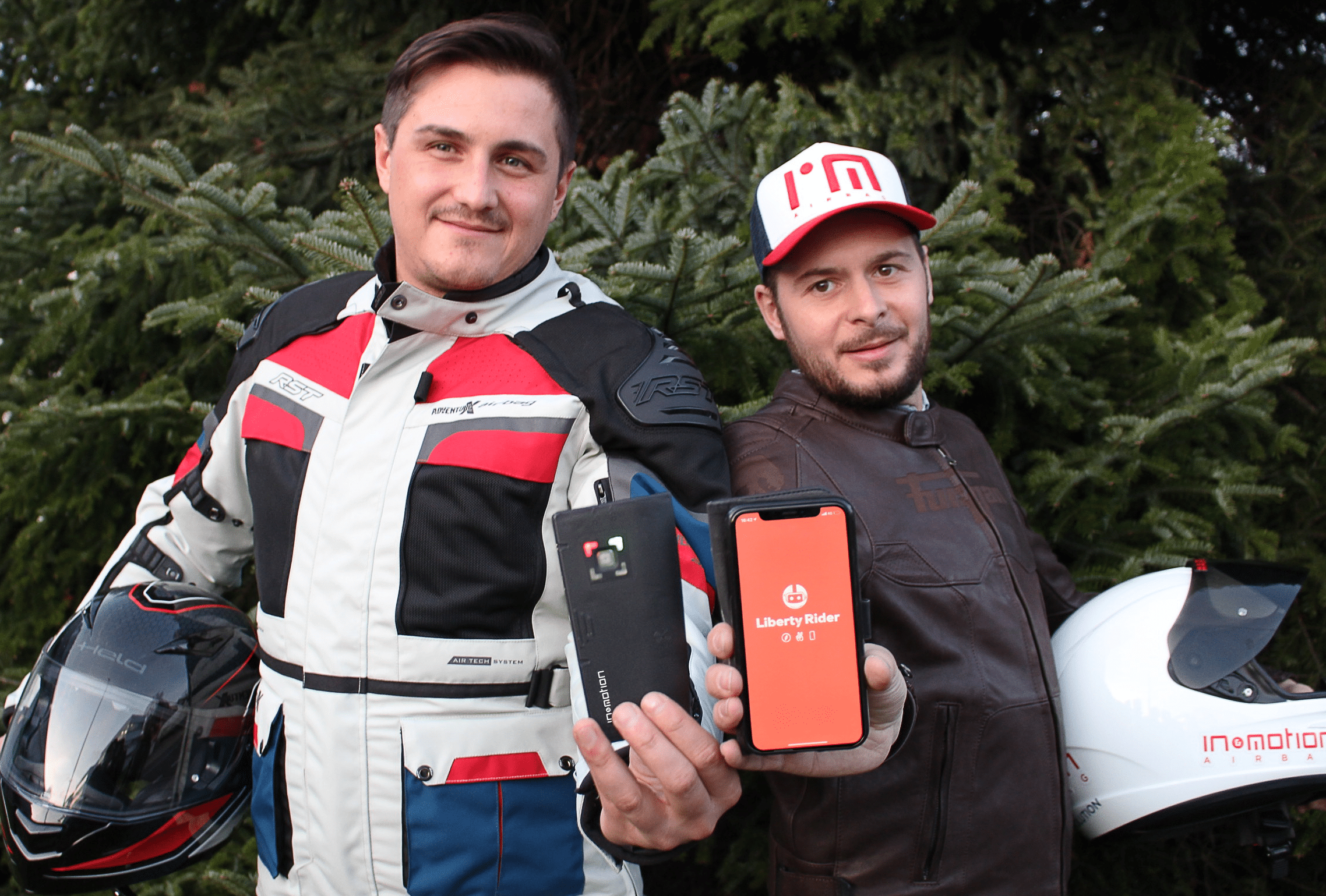 Emmanuel Petit (Fondateur de Liberty Rider) et Pierre-François Tissot (Co-fondateur d'In&motion)