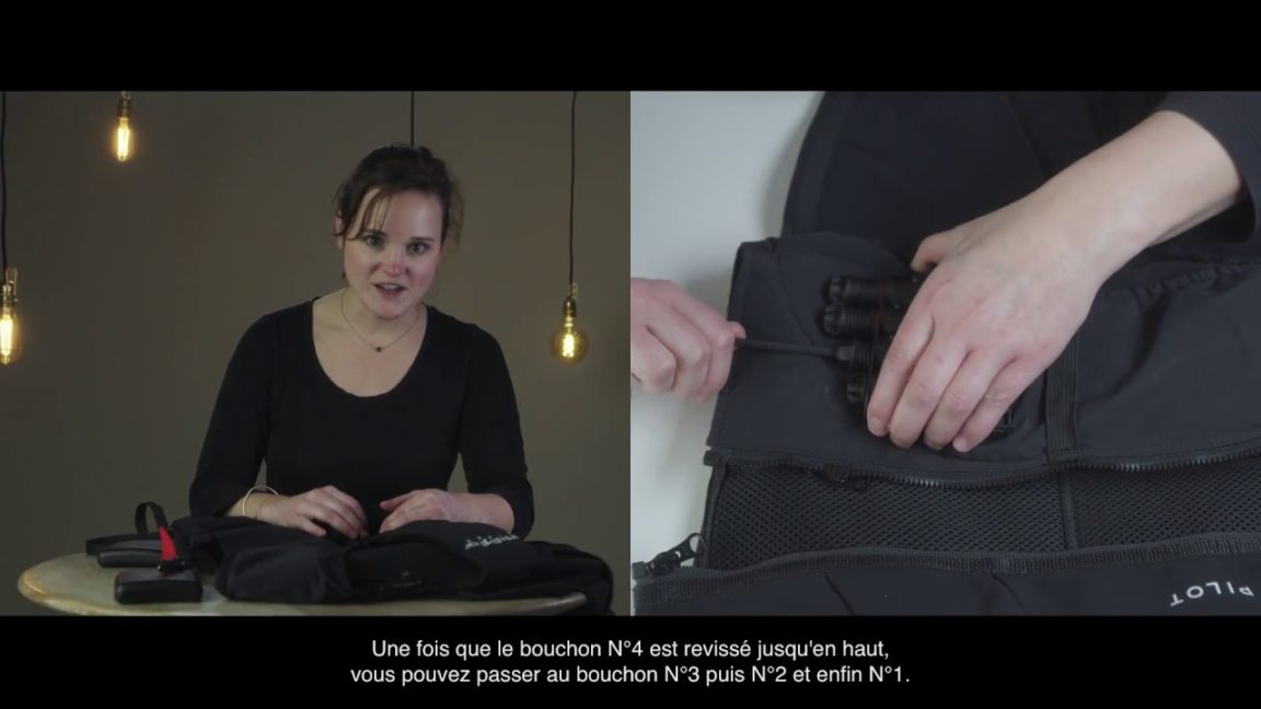 Air Vest V1 – Recharger votre gilet airbag après gonflage