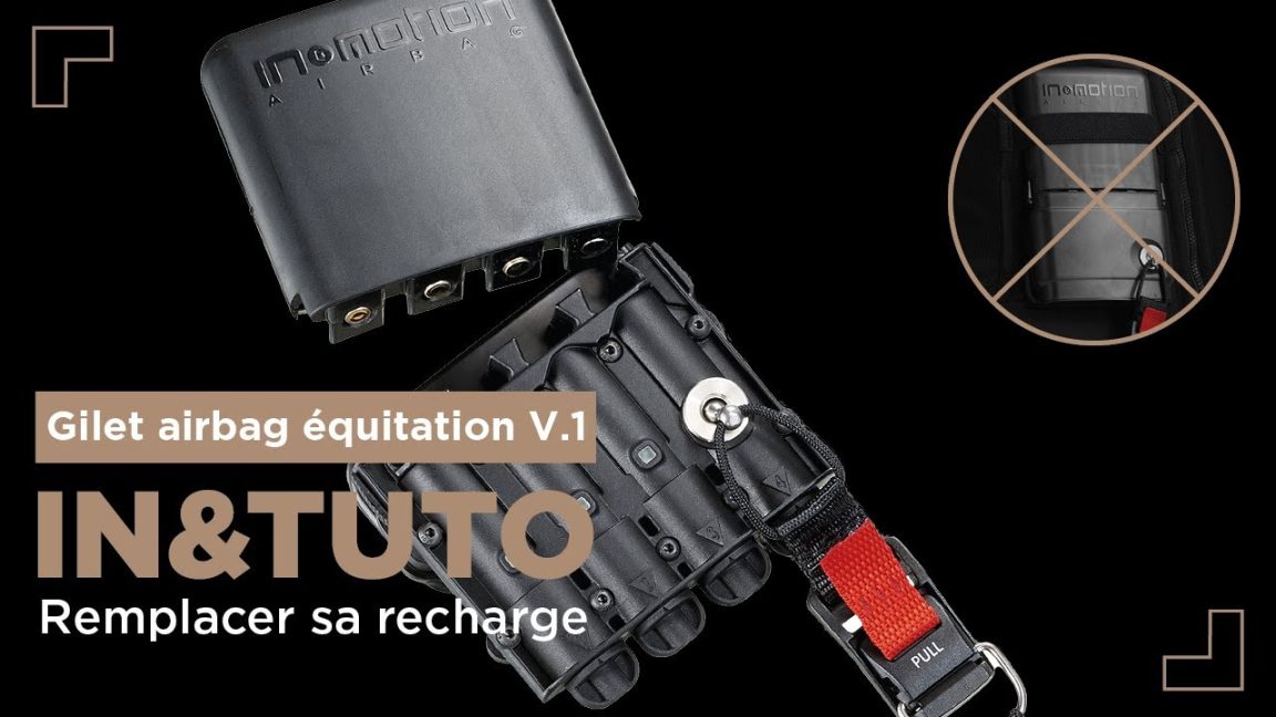 Tuto Air Vest V1 – Recharger votre gilet airbag après gonflage